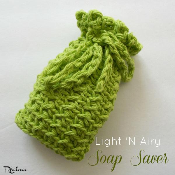 Light 'N Airy Soap Saver Pouch - FREE Crochet Pattern