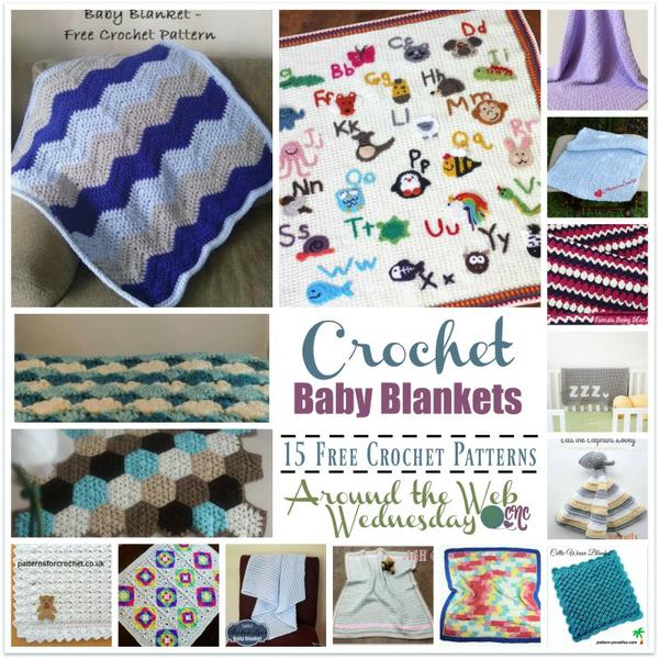 Crochet Baby Blankets ~ 15 FREE Crochet Patterns