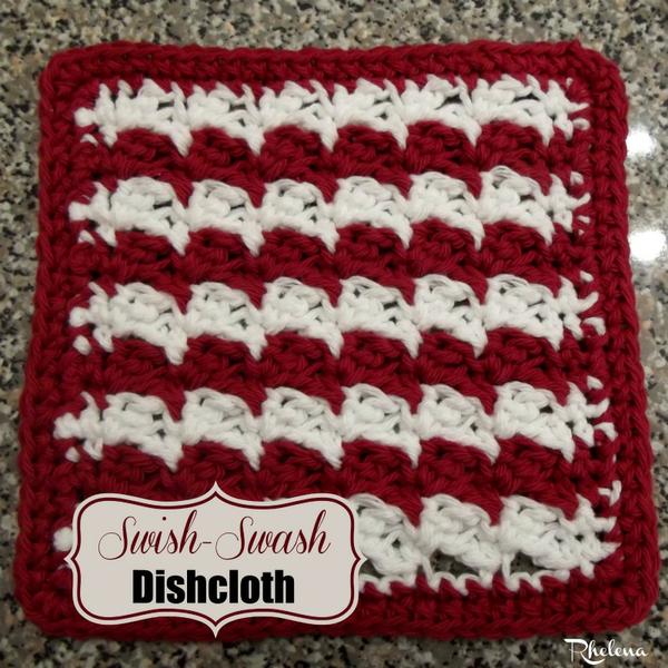 Swish-Swash Dishcloth ~ Free Crochet Pattern