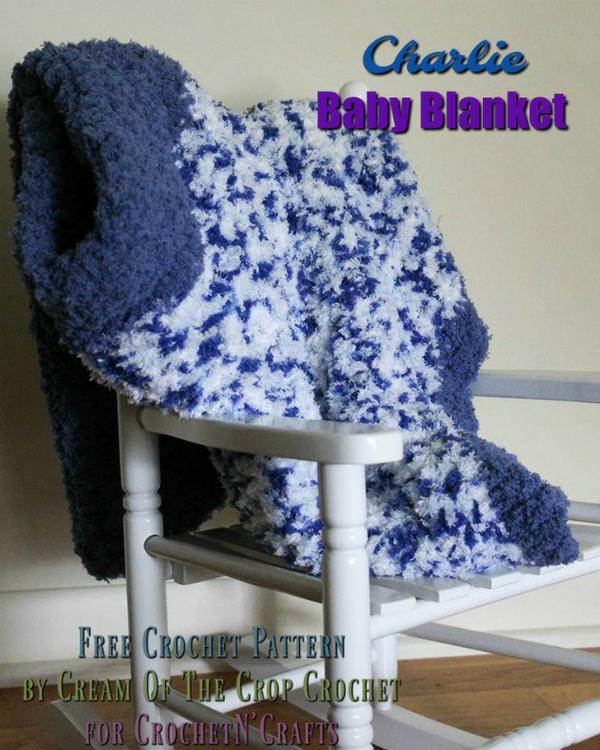 Charlie Baby Blanket ~ FREE Crochet Pattern by Cream Of The Crop Crochet