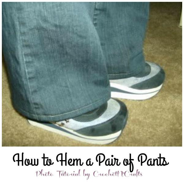 How to Hem a Pair of Pants - Photo Tutorial