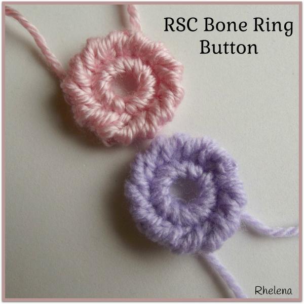 RSC Bone Ring Button ~ FREE Crochet Pattern