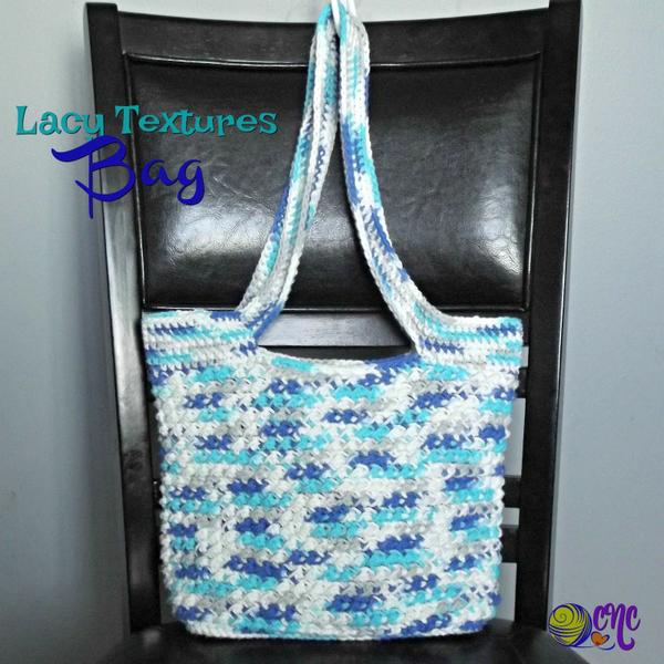 Lacy Textures Bag ~ FREE Crochet Pattern