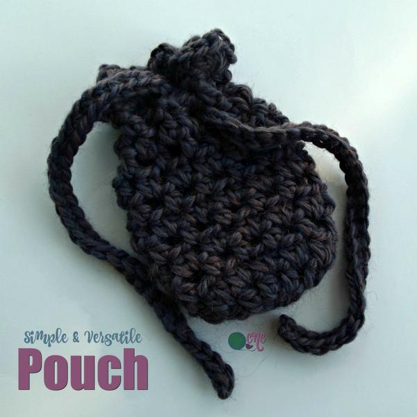 Simple & Versatile Pouch ~ FREE Crochet Pattern