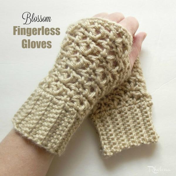 Blossom Fingerless Gloves