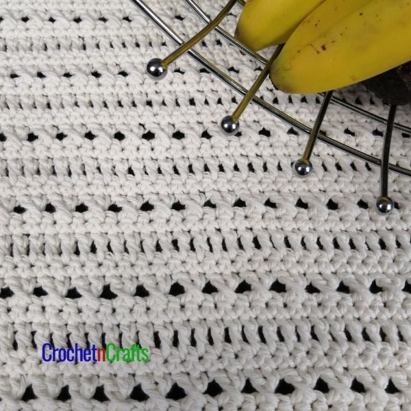 Crochet Rectangle Placemat Pattern