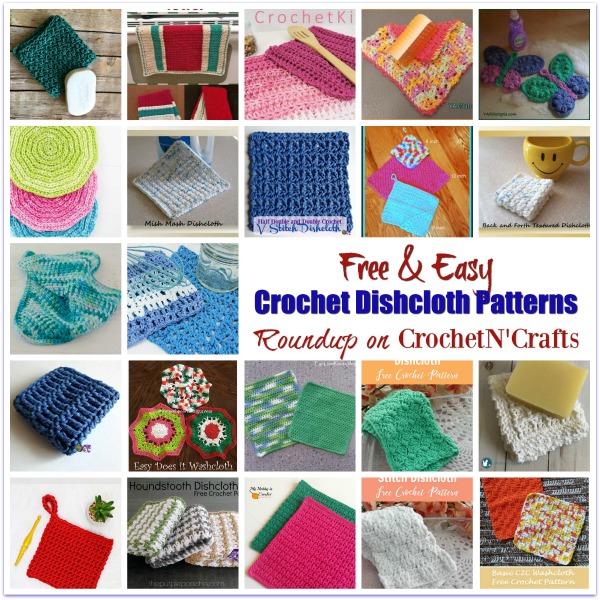 FREE and Easy Crochet Dishcloth Patterns