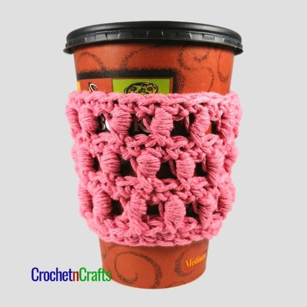 Open Bullion Stitch Cup Sleeve