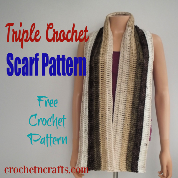 Triple Crochet Scarf Pattern