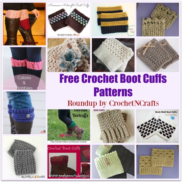 Free Crochet Boot Cuffs Patterns