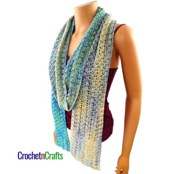Crochet Spring Scarf - Free Crochet Pattern