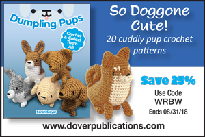 Save 25% at Dover Publications with Coupon Code: WRBW