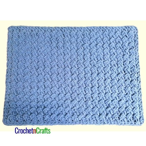 Super Bulky Crunch Stitch Crochet Mat