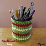 ESC Pencil Organizer Cozy ~ FREE Crochet Pattern