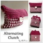 Alternating Clutch ~ FREE Crochet Pattern
