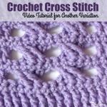 Crochet Cross Stitch - Another Variation ~ Video Tutorial
