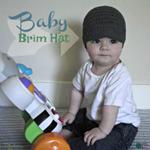 Baby Brim Hat ~ FREE Crochet Pattern