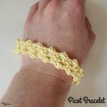 Picot Bracelet ~ FREE Crochet Pattern