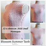 Blossom Summer Tank ~ FREE Crochet Pattern