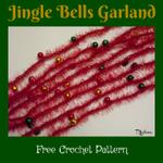 Jingle Bells Garland ~ FREE Crochet Pattern