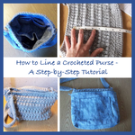 How to Line a Crocheted Bag