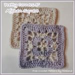 Pretty Corners 5" Afghan Square ~ FREE Crochet Pattern