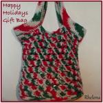 Happy Holidays Gift Bag - FREE Crochet Pattern