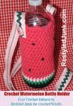 Watermelon Water Bottle Holder by Restyled Junk