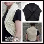 Bead and Lace Circular Vest ~ FREE Crochet Pattern