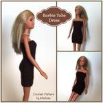 Tube Dress for Barbie ~ FREE Crochet Pattern