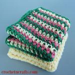 Beginner Crochet Dishcloth ~ FREE Crochet Pattern