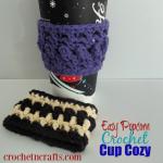 Easy Popcorn Crochet Cup Cozy ~ FREE Crochet Pattern