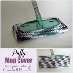 Puffy Mop Cover ~ FREE Crochet Pattern