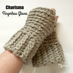 Charisma Fingerless Gloves ~ FREE Crochet Pattern