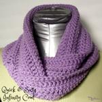 Quick and Easy Infinity Cowl ~ FREE Crochet Pattern