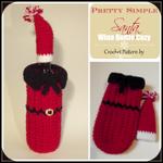 Pretty Simple Wine Bottle Cozy ~ FREE Crochet Pattern