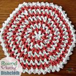 Round Peachy Dishcloth ~ FREE Crochet Pattern