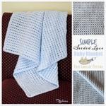 Simple Seeded Blanket ~ FREE Crochet Pattern