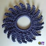 Flower Petals Hair Scrunchie ~ FREE Crochet Pattern