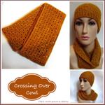 Crossing Over Cowl ~ FREE Crochet Pattern