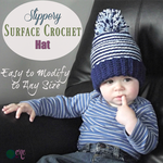Slippery Surface Crochet Hat ~ FREE Crochet Pattern