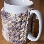 Crunch Stitch Mug Cozy ~ FREE Crochet Pattern