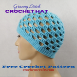 Granny Stitch Crochet Hat Pattern