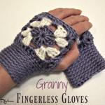Granny Fingerless Gloves ~ FREE Crochet Pattern