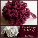 Chain Loops Bath Puff ~ FREE Crochet Pattern