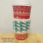 Swish-Swash Cup Cozy ~ FREE Crochet Pattern