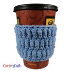 Cozy Bullion Stitch Cup Sleeve Pattern