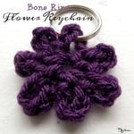 Bone Ring Flower Keychain ~ FREE Croceht Pattern
