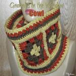 Grannies in the Window Cowl ~ FREE Crochet Pattern