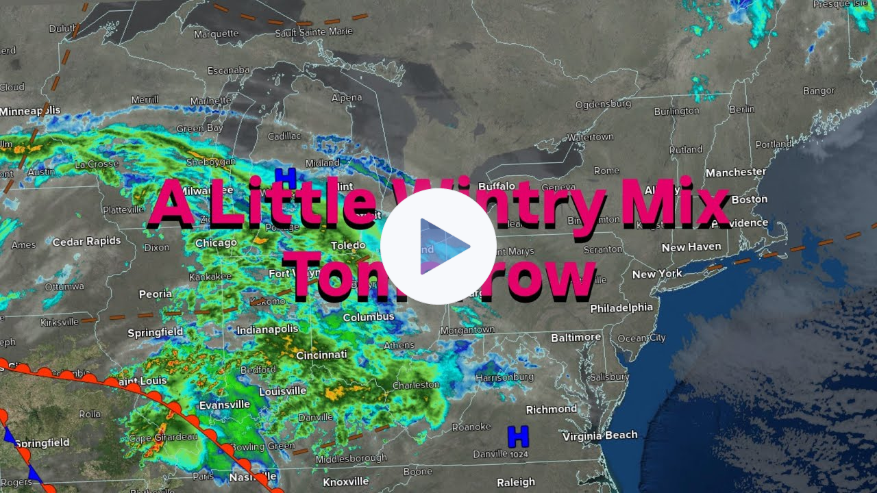 A Little Wintry Mix Tomorrow